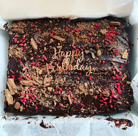 Birthday Brownie box