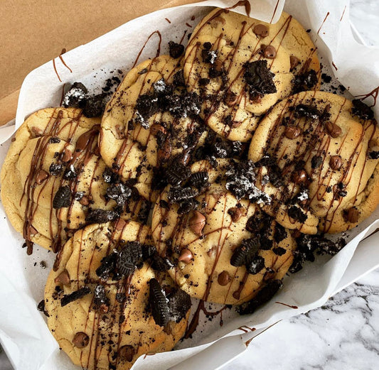 Oreo covered choc chip cookies